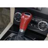 For Benz E-Class 2009-15 Red Carbon Fiber Knob Cover Central Console Gear Shift