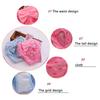 Yousheng Dog Menstrual Pants Comfortable Anti-harassment Cotton Pet Puppy Dog Bowknot Diaper Clothing Pet Supplies