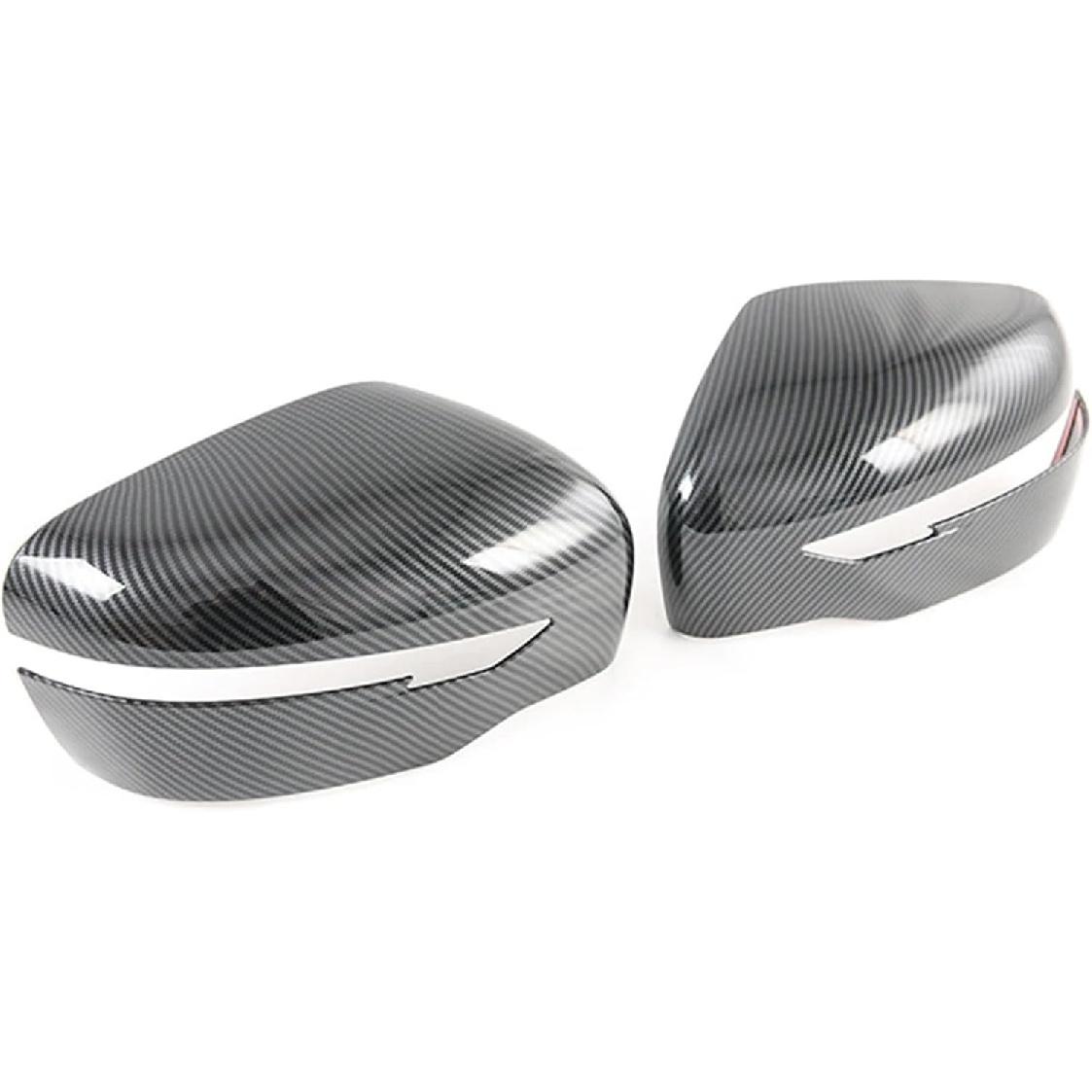 

[Replacement] Car Rear View Mirror Cover Side Mirror Cap for Nissan for Navara NP300 2019 2020 2021 2022 Carbon Fiber