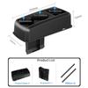 Car Seat Water Cup Holder with Armrest and Storage Box