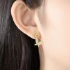 Tancise 925 Sterling Silver Zircon Earrings Drop Earrings For Women Wedding Party Gifts