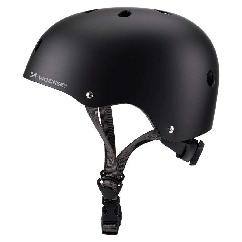 Lightweight BMX scooter bike helmet 48-52 cm - black