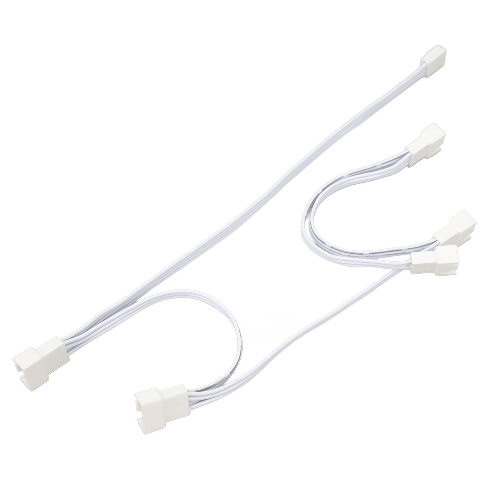 

1-5 Удлинительный кабель для вентилятора корпуса Гибкий АБС-кабель с 4 контактами для удлинительного кабеля питания для компьютера ПК