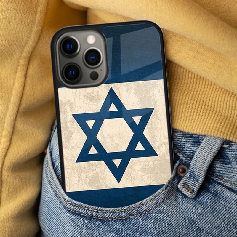 Israel Flagge Weiche Handyhülle für iPhone 17 Air 16e Pro max 15 Pro 13 14 Plus 11 12 MagSafe Magnetische Hülle