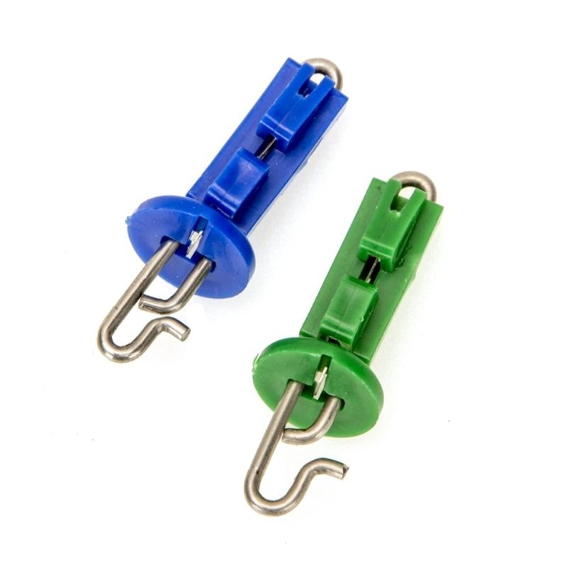 10Pcs Stainless Steel Fishing Hook Unhooker Portable Baits Release Clip Hook Remover Fishing Accessories Easy to Use