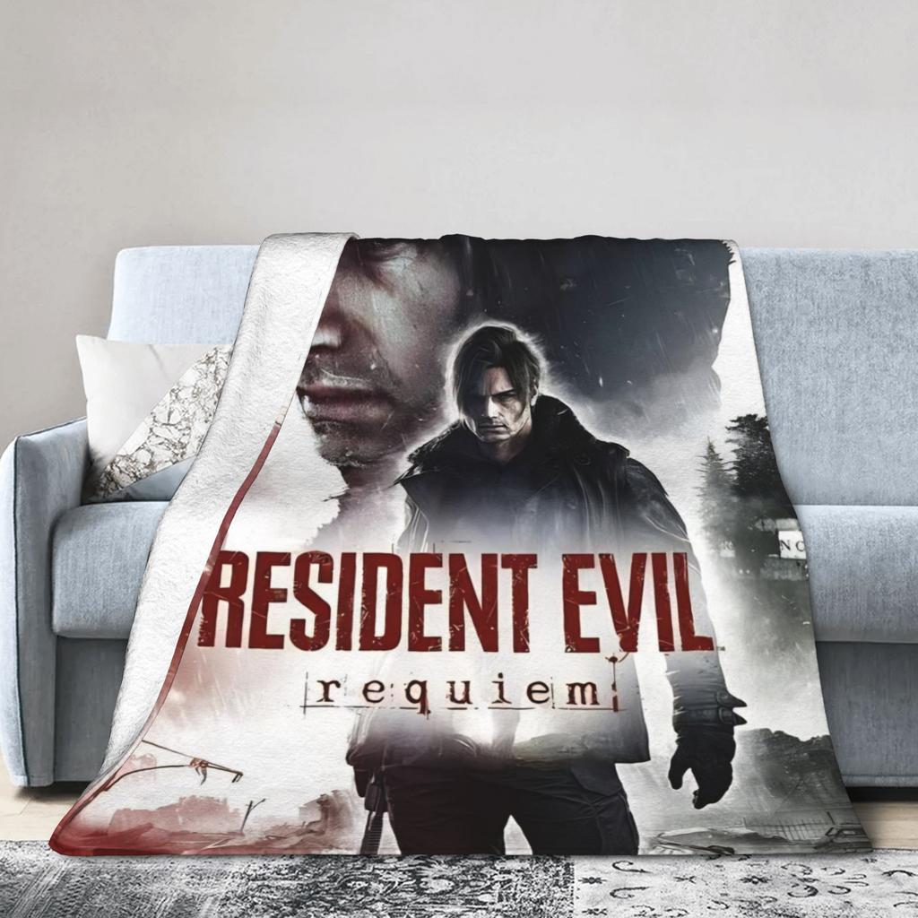 Residents Evils 9  Throw Blanket for Couch Games Soft Fuzzy Plush Blanket 50x60 Inch Multiple Sizes Bedspreads for All Seasons