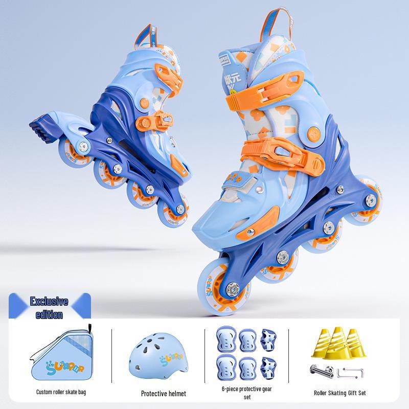 Flashing Roller Skates for Beginners: Adults & Kids, Boys & Girls, Professional Quality