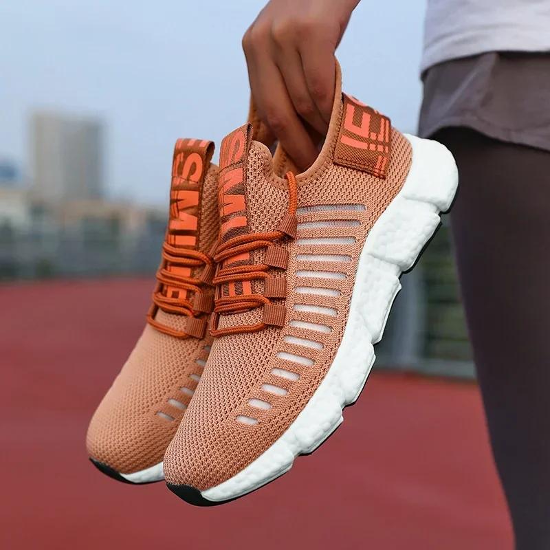 Men's Trendy Shoes Soft Mesh Breathable Casual Shoes Lightweight Comfortable Sizes 36-46 Fashionable Trendy Walking Sports Shoes