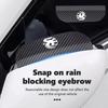 2pcs Car Shield Rain Eyebrow Rear View Side Mirror Rain Shield For Vauxhall Vivaro Zafira Combo Movano VXR8 Insignia Mokka GSe