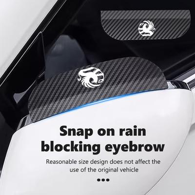 2pcs Car Shield Rain Eyebrow Rear View Side Mirror Rain Shield For Vauxhall Vivaro Zafira Combo Movano VXR8 Insignia Mokka GSe