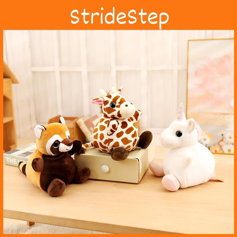 Toy Animal Panda Bag Pendant Unicorn Pony Plush Doll Elephant Key Gifts Chain