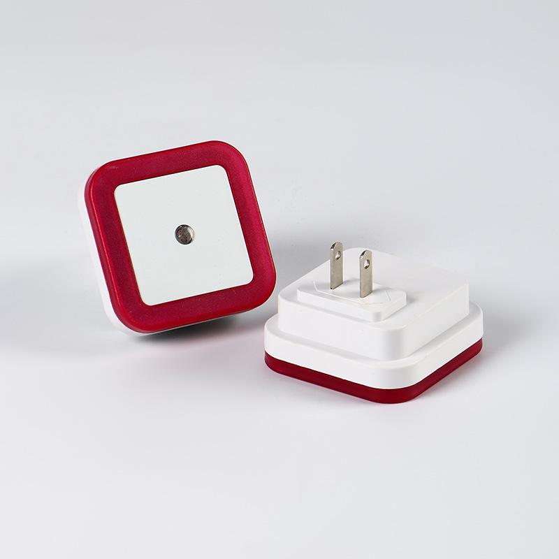 Smart LED Night Light with Dual Standard Socket and Energy-Saving Sensor