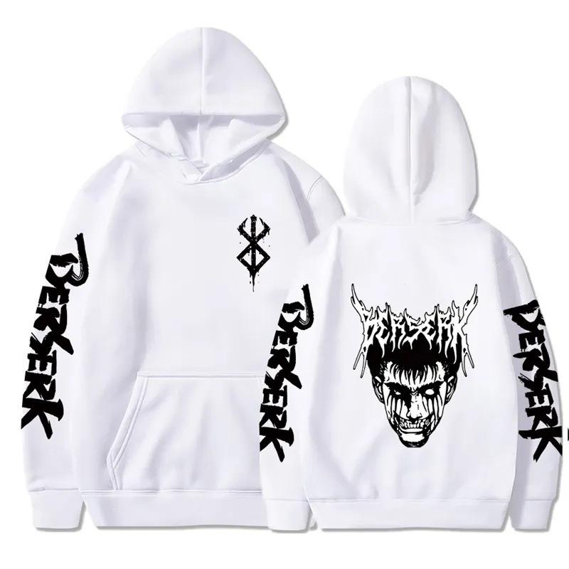European-Sized Berserk Anime Streetwear Hoodie - Autumn/Winter Cotton Sweatshirt.
