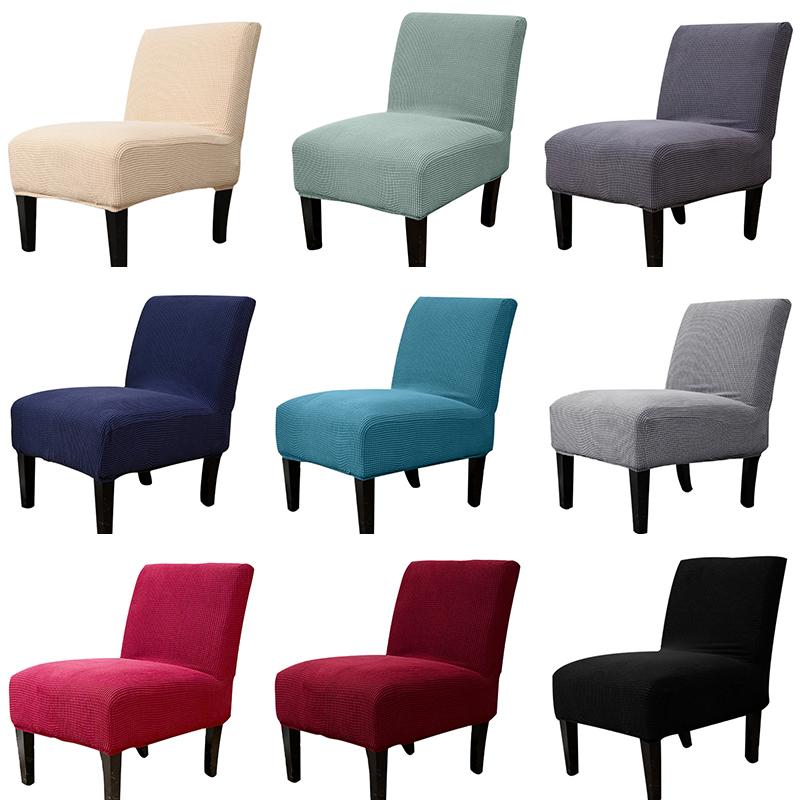 Knitted Corn Kernels Armless Chair Cover Decor Stretch Seat Slipcover Cover Protector Chair Cover Elastic Home Decoration