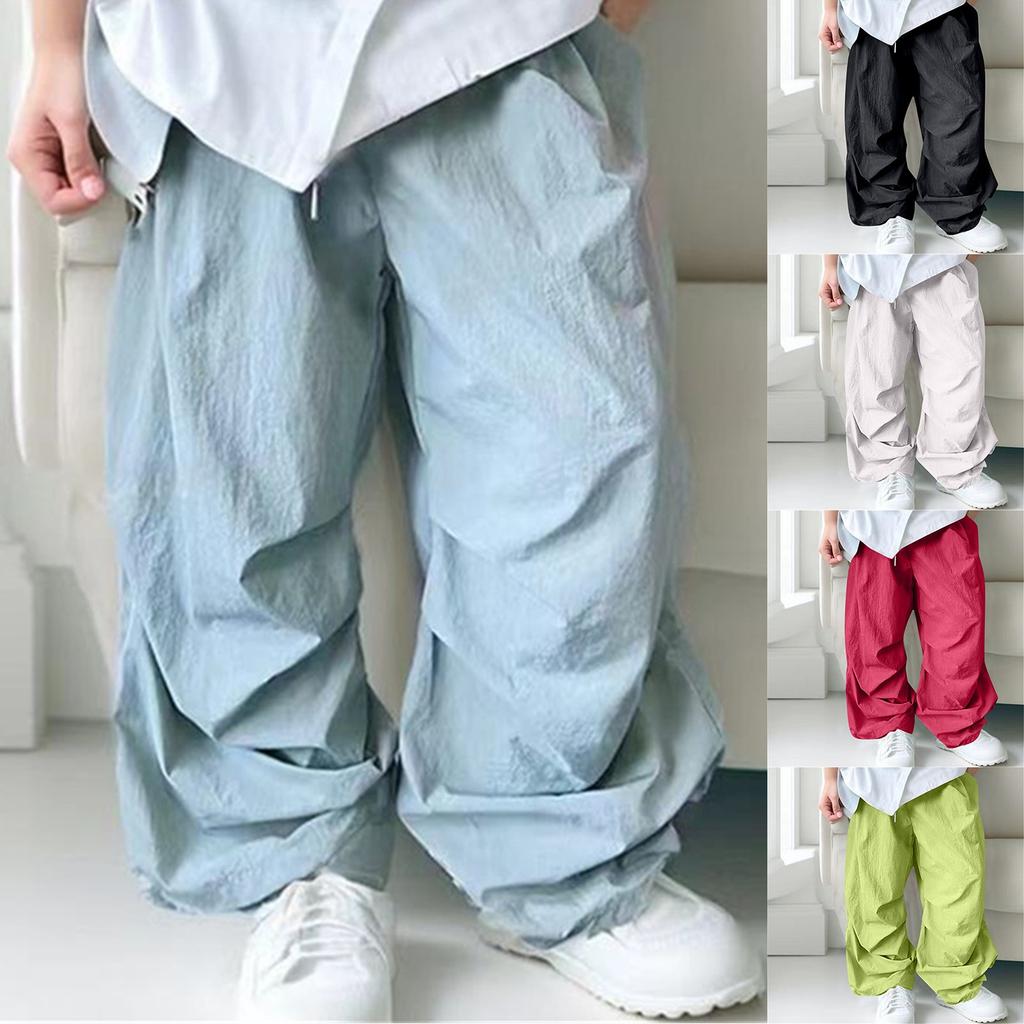 Summer Children's Dopamine Loose Pants, Thin, Medium And Large Children's Sports Solid-color Casual Long Pants
