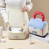 Portable Cosmetic Bags Lipstick Skincare Products House Makeup Bag Travel with "Lucky" Handle