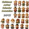Ornaments Highland Cow Advent Calendar 24 Days Countdown Christmas Advent Calendar  Christmas
