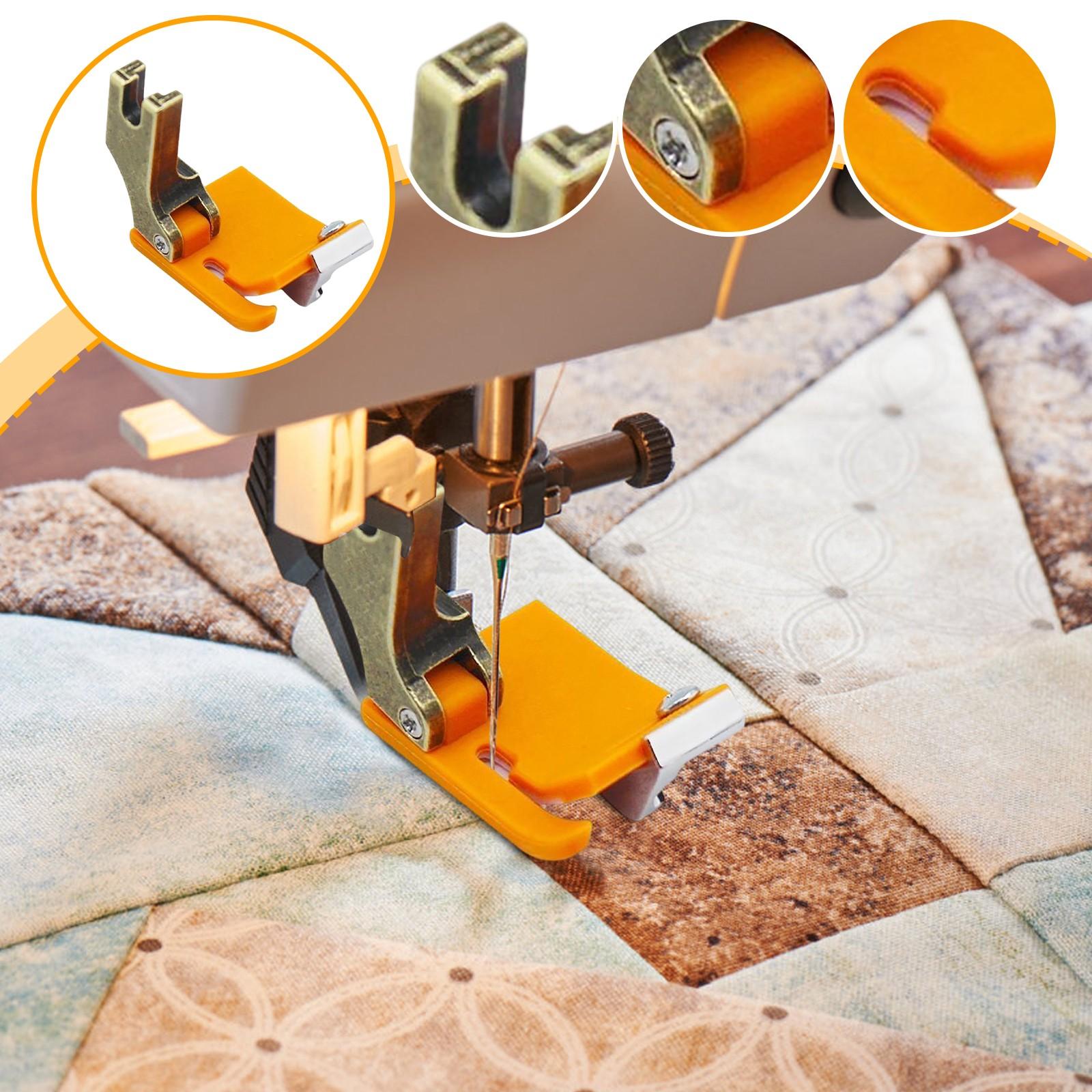 

Регулируемая тефлоновая лапка для промышленных швейных машин, многофункциональная лапка-подрубочная для промышленной швейной машины One Size оранжевый