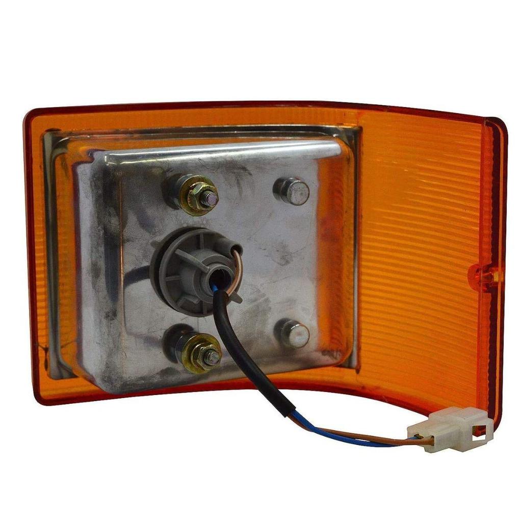 APSMOTIV Indicator Flasher Rear Tail Lamp Light Assembly for Tata Star Bus Amber with Bulb (Combo (LH + RH)