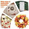 Harvest Wreath Thanksgiving Front Door Wreath Decor Artificial Holiday Fall Thanksgiving Wreath Berry Maple Leaves Pumpkin