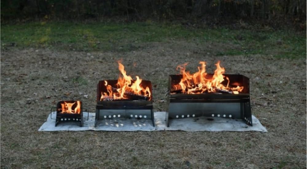 Uniflame Firewood Grill II Firewood Grill Bridge Set & (682845 & 682913)