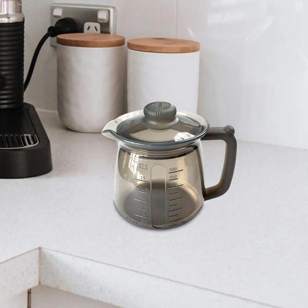 Leakproof Oil Dispenser 500ml Capacity Coffee Carafe Easy to clean Milk Jug  Household Kitchen