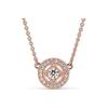 Vintage Runder Halskette Damen Halsketten Roségold 380523CZ