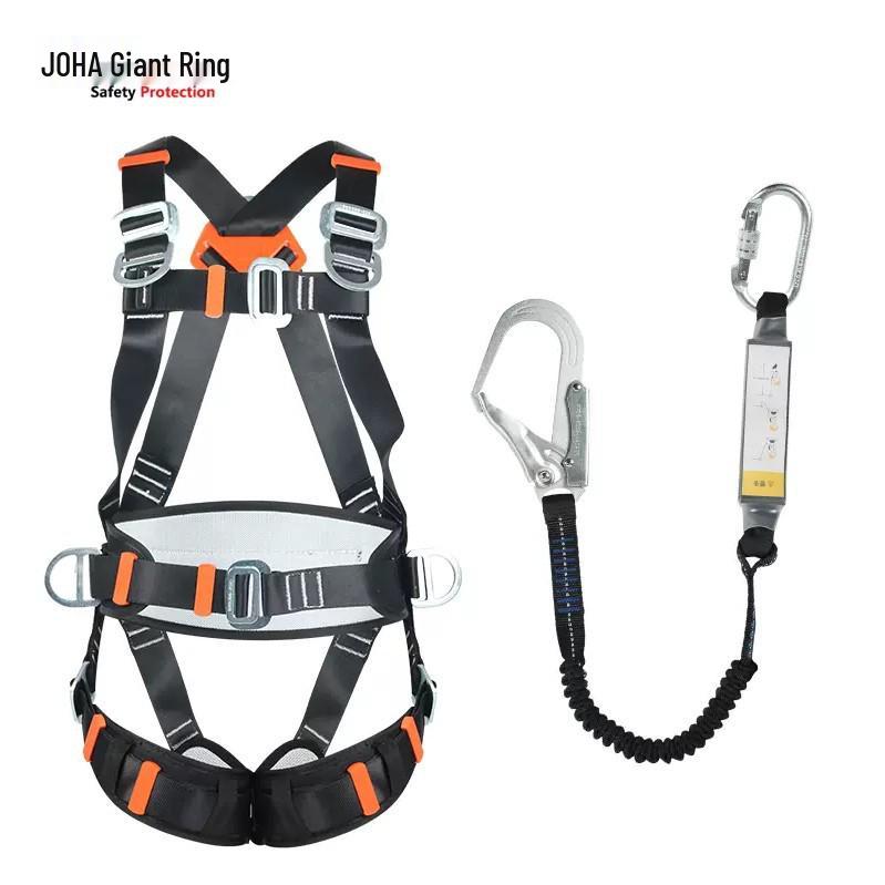 Five-Point Full Body Fall Protection Safety Harness for Electricians