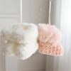 Handmade Christmas Decoration Plush Boot Ornament Festival Hanging Pendant Accessories for Fireplaces Children Gift