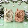 Forma Silikonowa na Świecę Reliefowa Kolumna Dom Forma DIY Pnącza Dom na Drzewie Ornament Gipsowy do Aromaterapii Forma Materiały do Wyrobu Świec z Wosku Sojowego