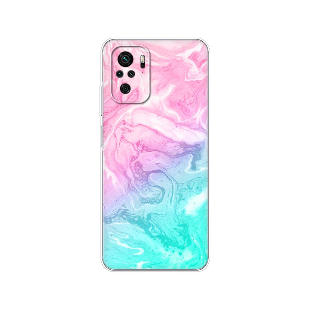 For Xiaomi Redmi Note 10 10S Case 4G 5G Silicon Soft Tpu Back On Redmi Note 10 Pro Global Phone Cover Note10 S Bumper Etui Funda