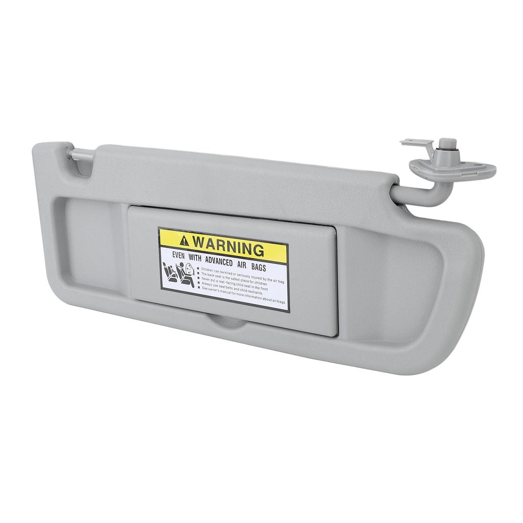 Sun Visor Grey Anti Glare Clear Mirror Sun Shielding Visor with Sun Visor Clip for Civic 2006 To 2011 Right Passenger