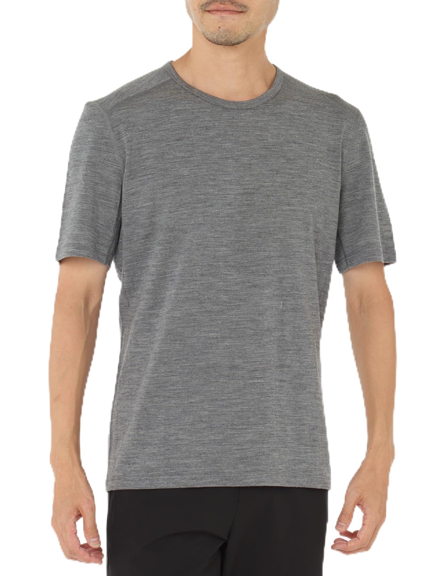 

Футболка с коротким рукавом Cut and Sew M Merino 200 Oasis SS Crewe Gridstone Heather M [Ice Breaker] мужская
