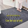 Water-Absorbent, Oil-Proof, Non-Slip Door Mat for Entryways and Bathrooms - Customizable Size
