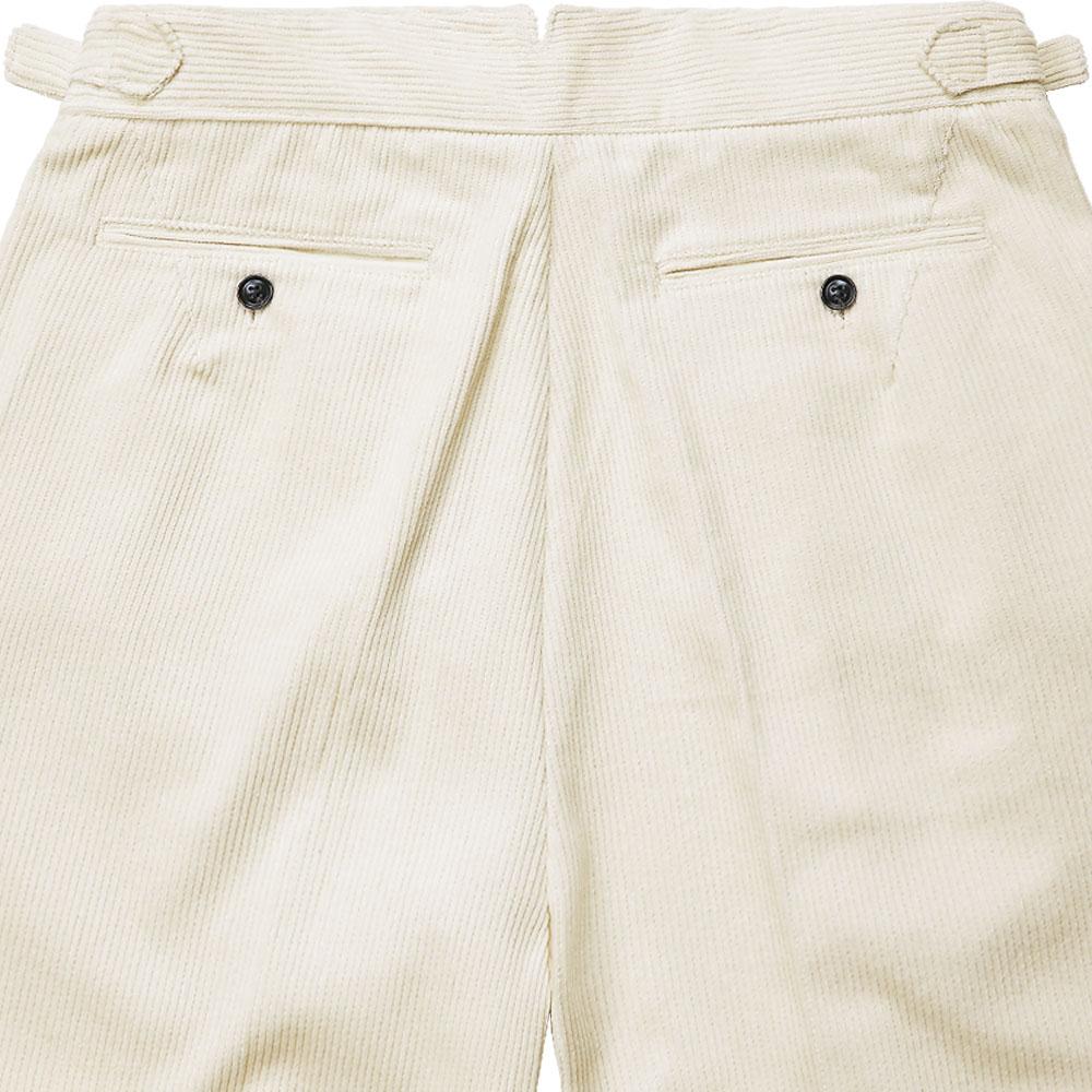 Solti 8Wale Reve Corduroy Trousers (Ivory)
