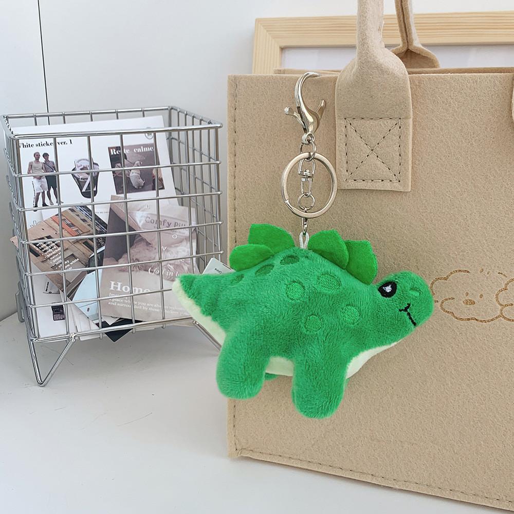 Cute Dinosaur Plush Stuffed Animal Green Stegosaurus For Kids Adorable Backpack Decoration