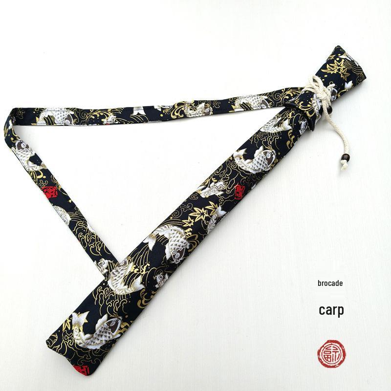 Одноплечевая сумка для флейты с двухслойной флисовой подкладкой для бамбуковой флейты/баву/сяо 56-66 cm