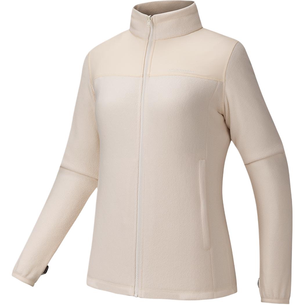 

Anta Outdoor Series Simple Casual Stand Collar Zipper Thick Versatile Solid Color Fleece Jacket Women jackets 162546703-1 2XL