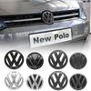 Pentru VOLKSWAGEN VW 2 Bucăți Embleme Auto Grilă Față Sticker Capac Portbagaj Spate Insigne Decaluri Accesorii Pentru Volkswagen Polo 2011 2012 201