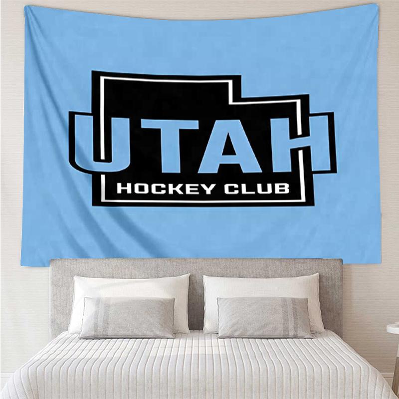 Utah Print Tapestry, Backdrop, Easy Setup, Ideal for Bedroom, Office & Living Room, with Aesthetic Wall Hanging Decor.
