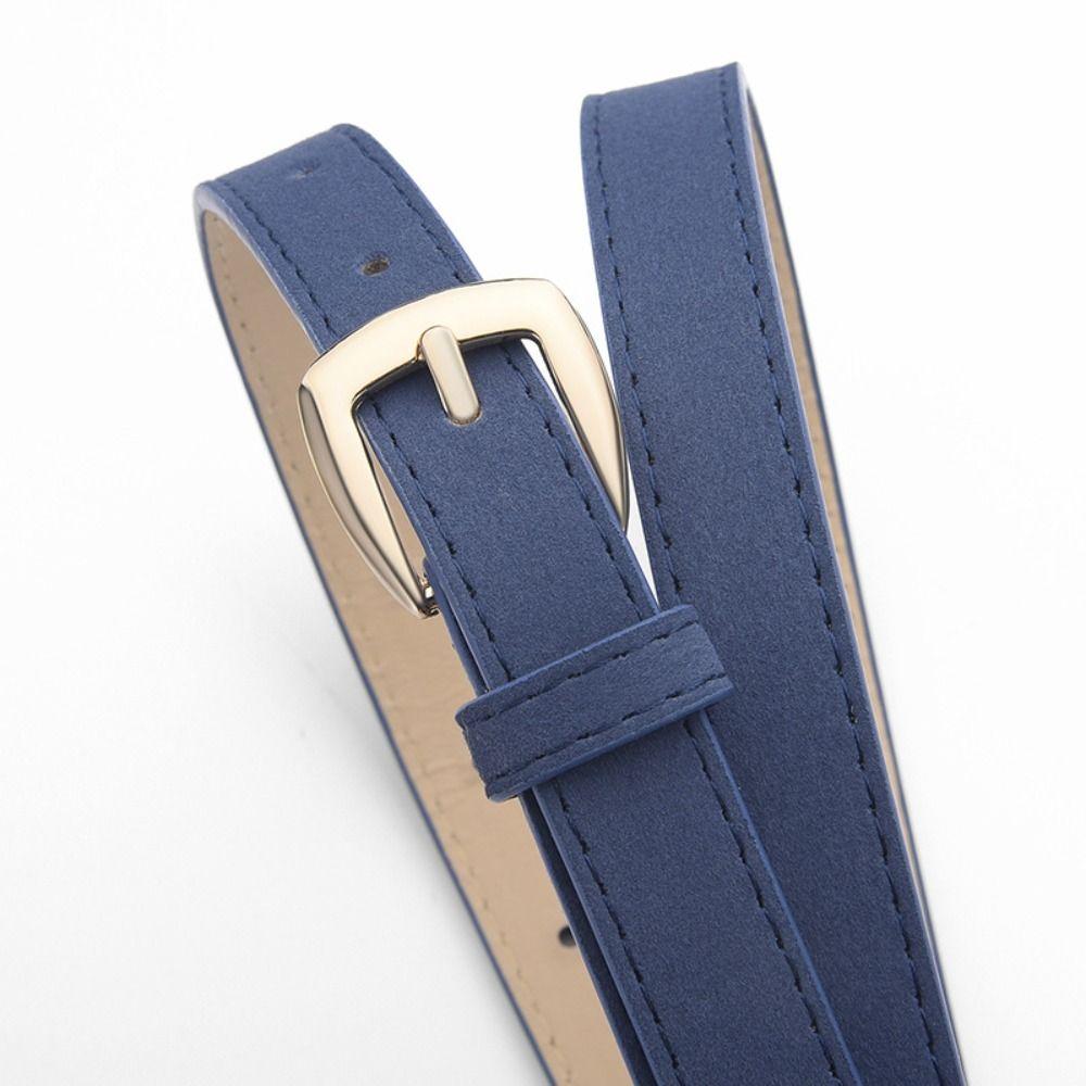 Lyxig Design Mockaläder Bälte Spänne Midjeband Trendigt Affärsmidjebälte För Kvinnor