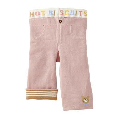 MIKIHOUSE HOT BISCUITS Baby Leggings for Boys and Girls, Pink, Size S (70-80cm), 70-9808-686