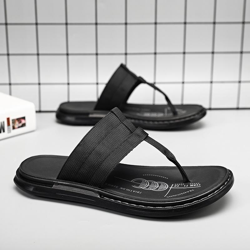 FashionFashion Designer Men Sandals Breathable canvas Casual Shoes Men Outdoor Non Slip Beach Sandals 2024 New Male Platform Sandalias