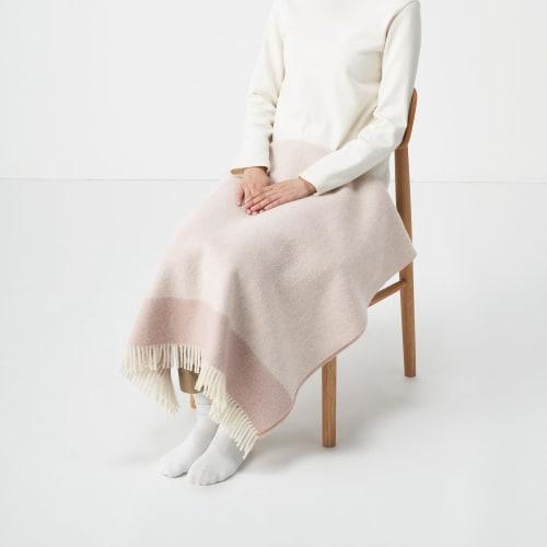 MUJI Wool Reversible Blanket Pink 80ÁE30cm 83437602