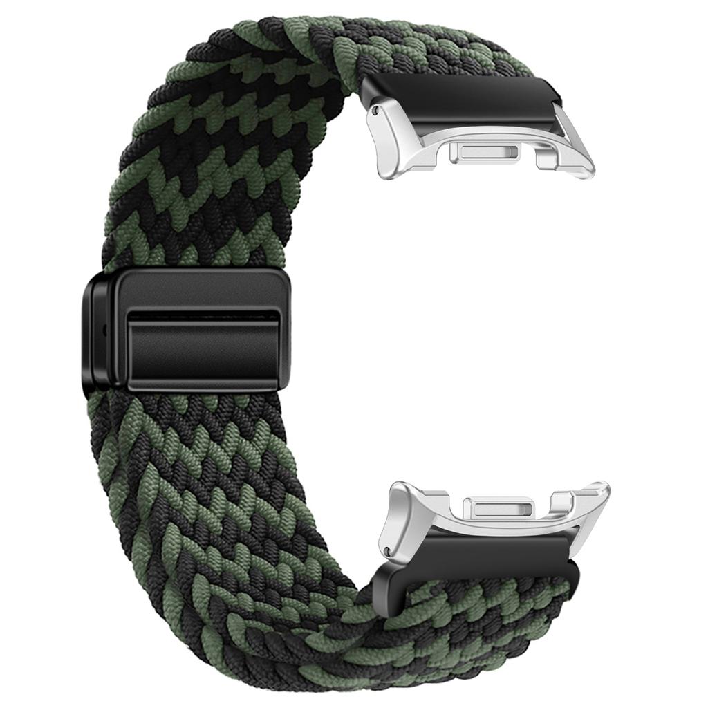 Braided Nylon Band for Samsung Galaxy Watch 8/8 Classic 46mm Magnetic Buckle for Galaxy Ultra 2025/7 47mm Colorful Sport Strap