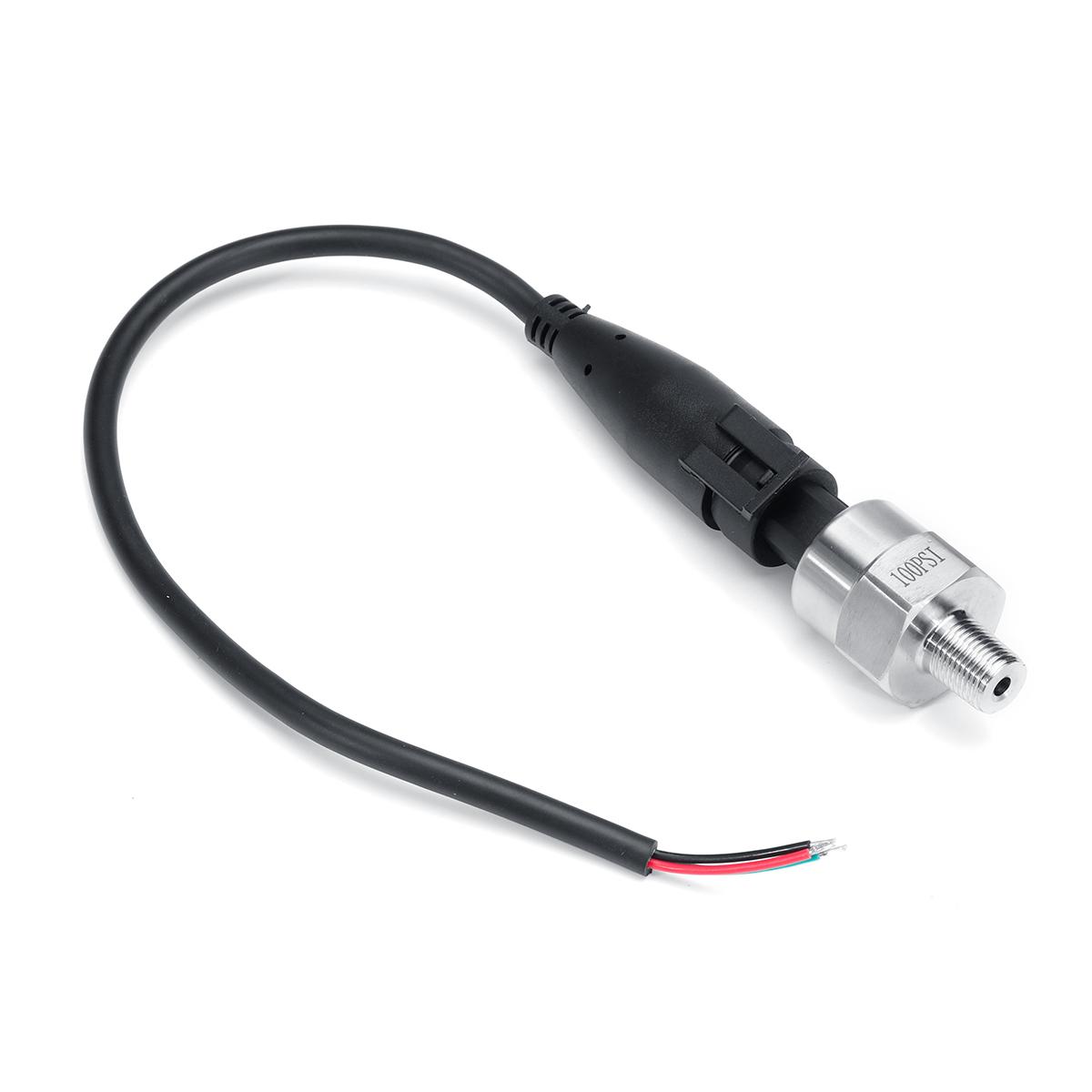 

1/2pcs 5V 1/8NPT 100Psi / 150Psi Stainless Steel Oil Fuel Air Pressure Transducer Transmitter Sensor For Oil Fuel Diesel