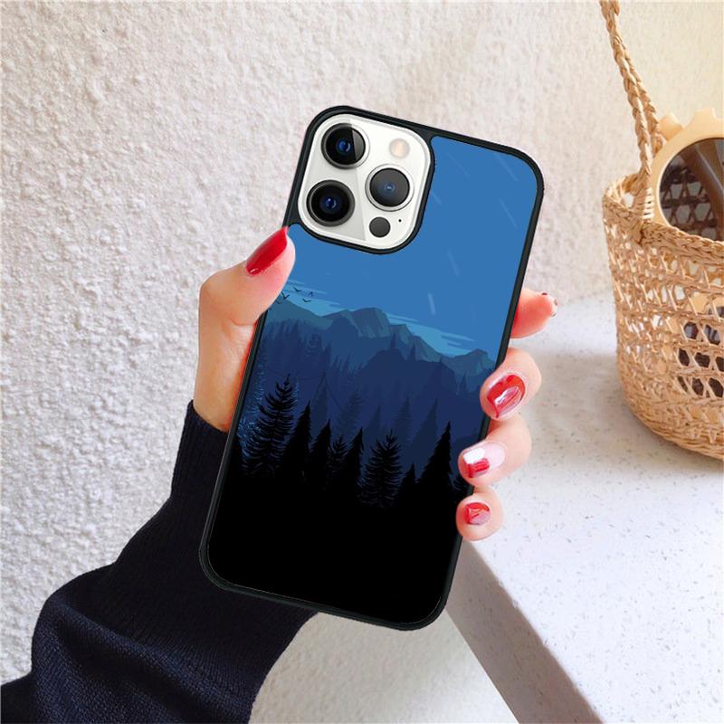 sky minimal forest soft Phone Case Cover For iPhone 17 Air 16 15 14 12 13 Pro Max Plus coque Shell Fundas