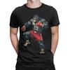 Muay Thai Gorilla Thai Boxing Cotton T-Shirt For Men Summer  Classic T Shirts O-Neck Hipster Tees Big Size Hot Sale Clothes