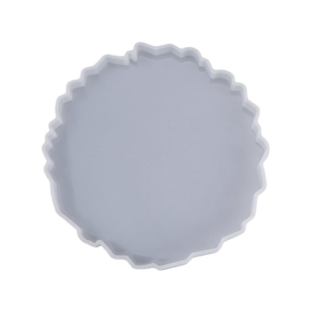 

Силиконовые ювелирные изделия, эпоксидная смола, литейная форма, декоративная подставка под стакан из хрустального агата, нерегулярная волнистая подставка для кружки 5