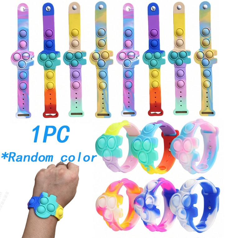 

1/5 шт. - Браслеты Pop Bubble Детская сенсорная игрушка-непоседа Подарок Детские сувениры для вечеринки по случаю дня рождения Наполнитель для пиньяты в пакет с подарками Снятие стресса